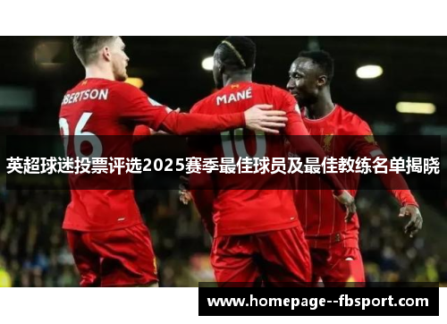 英超球迷投票评选2025赛季最佳球员及最佳教练名单揭晓